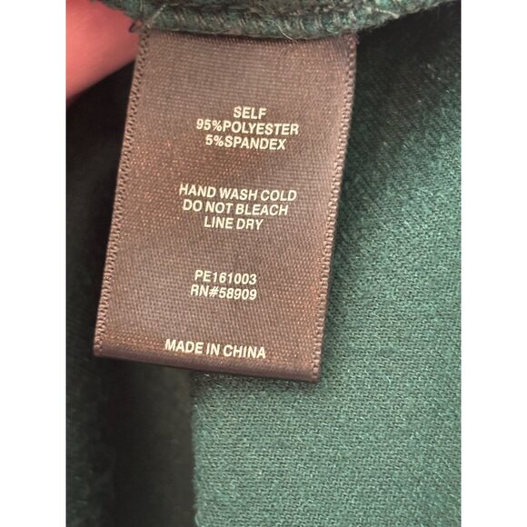 Gianni Bini Off-Shoulder Velvet Dress M Emerald Green Short Sleeve Holiday Chris - Picture 5 of 11